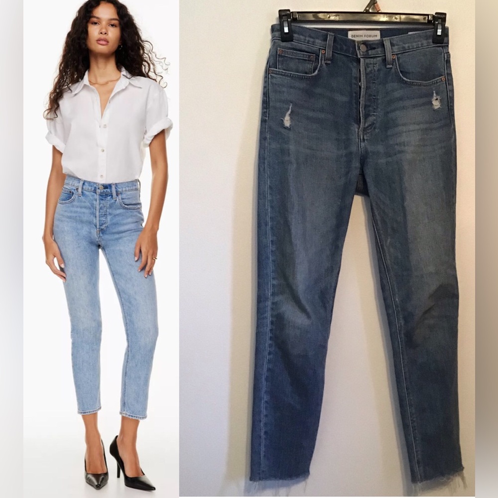 Denim Forum
The Yoko High Rise Slim
High-waisted slim jeans
Regular
